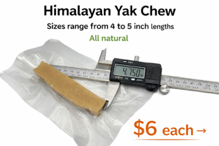 Yaks, Himalayan Cheese Yak chews